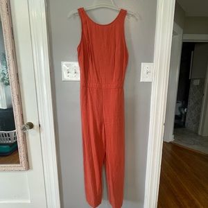 Abercrombie and Fitch Linen Blend Jumpsuit
